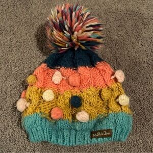 Matilda Jane Multicolor Pom-Pom Knit Hat
